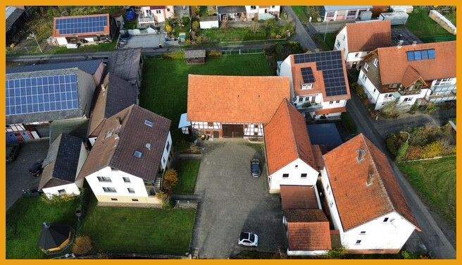 Blick auf das Anwesen