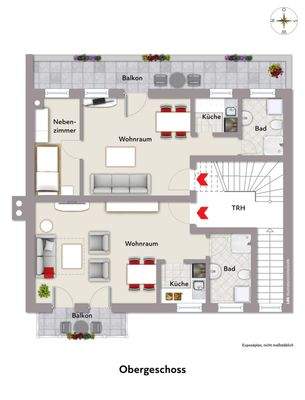 Grundriss Obergeschoss