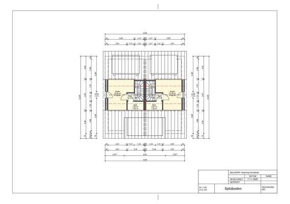 Grundriss Spitzboden
