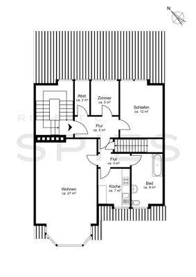 Aufteilung 4. Obergeschoss