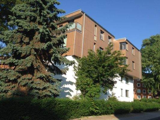 Vorderseite des Hauses