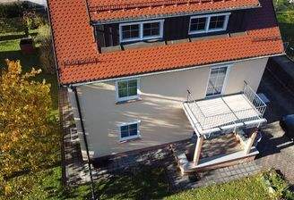 Drohnenaufnahme Haus