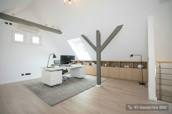 Arbeitszimmer DG visualisiert