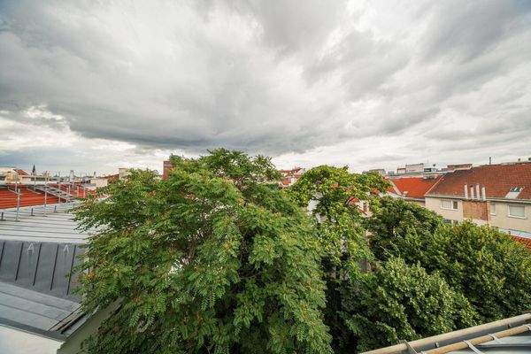 Ausblick vom Schlafzimmer