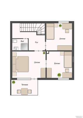 Grundriss Obergeschoss