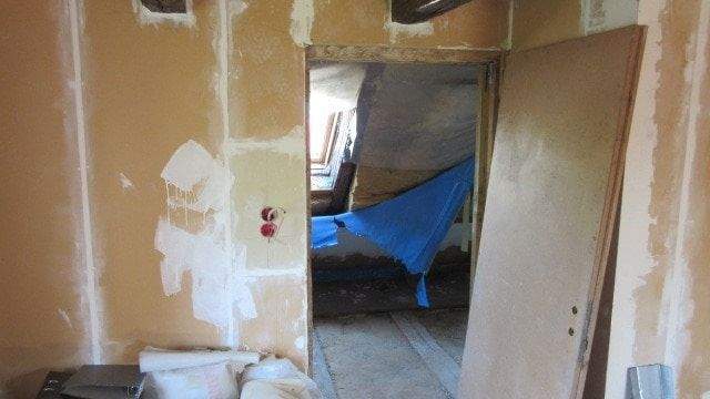 teilausgebautes Dachgeschoss