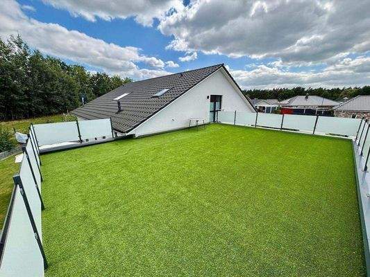 Große Dachterrasse, ca. 62 m²
