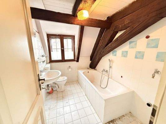 Badezimmer Dachgeschoss