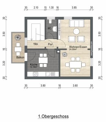 Grundrissplan OG