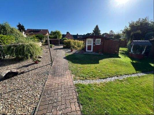 ... und in den Garten