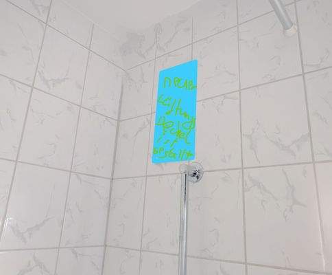 neuer Lüftungsdeckel kommt. Im Bad