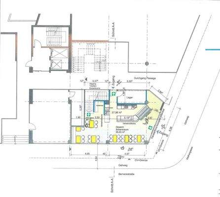 Grundriss Ladenlokal