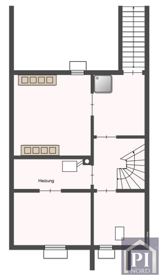 Grundriss Kellergeschoss Zuschnitt