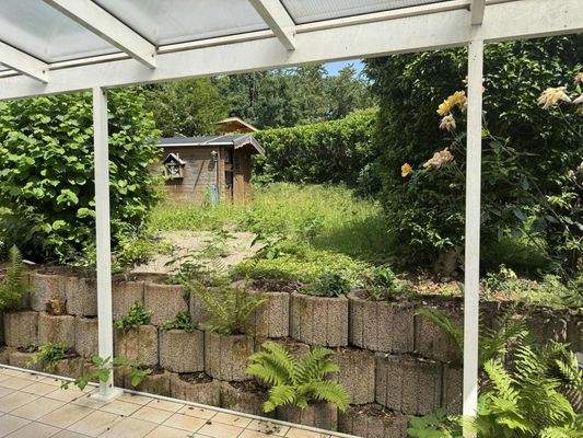 Überdachte Terrasse