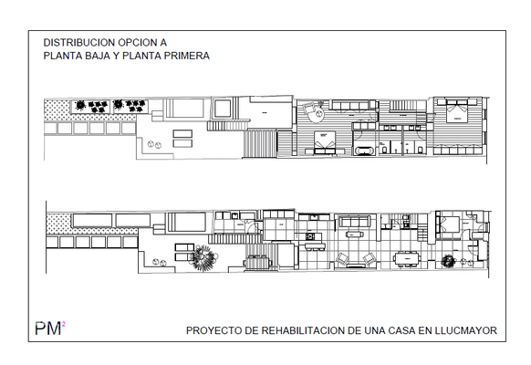 Verteilungsmöglichkeit Erdgeschoss und Obergeschoss