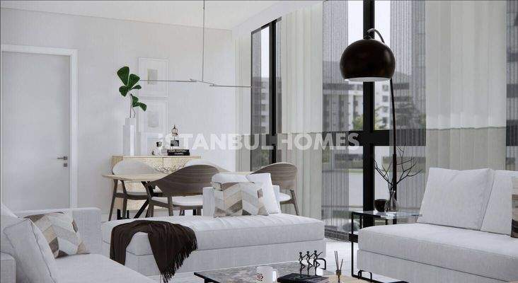 Stylish Flats in a Complex with Swimming Pool in Üsküdar İstanbul