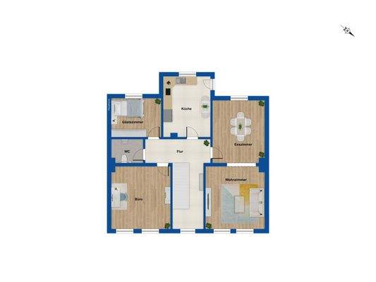 Grundriss 2. Obergeschoss