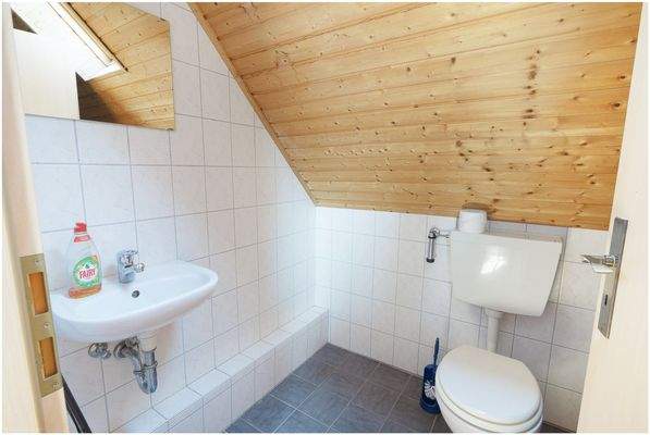 Dachgeschoss WC mit Dusche