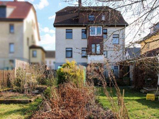 Rückansicht Gartenansicht