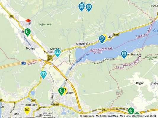 Geolyzer Kartenausschnitt