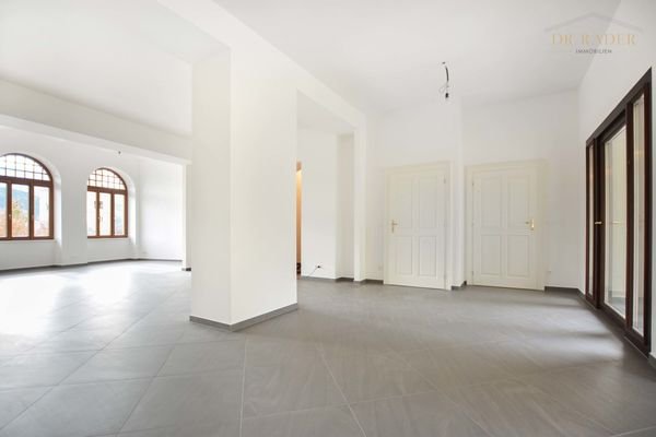 Teilansicht der Geschäftsfläche