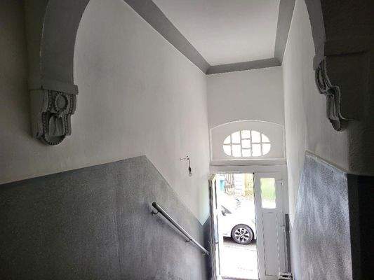 Treppenhaus, saniert - Detai