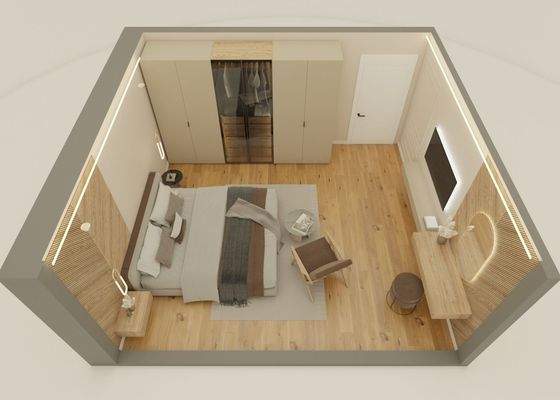 Raumansicht Schlafzimmer