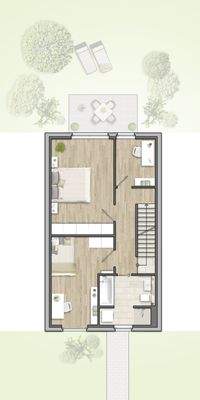 OG Grundriss V2 - VISTA-L - zwei Schlafzi. + Arbeitszi