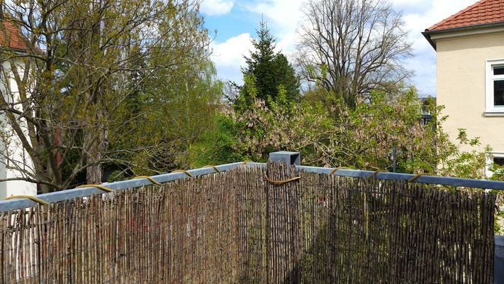 Blick vom Balkon