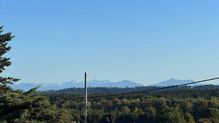Bergblick an der Münchener Straße