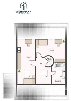 Grundriss obere Etage