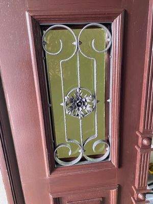 Detail der Hauseingangstür