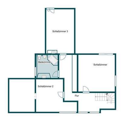 Grundriss Skizze 1.OG