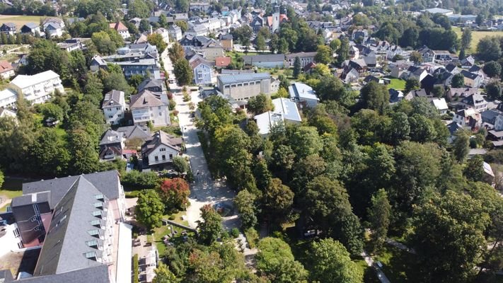 Badstraße Richtung Ortsmitte