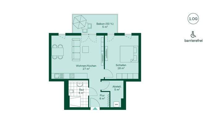 Grundriss der Eigentumswohnung