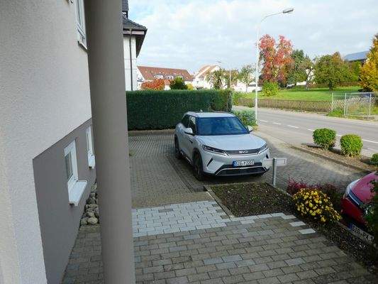 Stellplatz direkt am Hauseingang