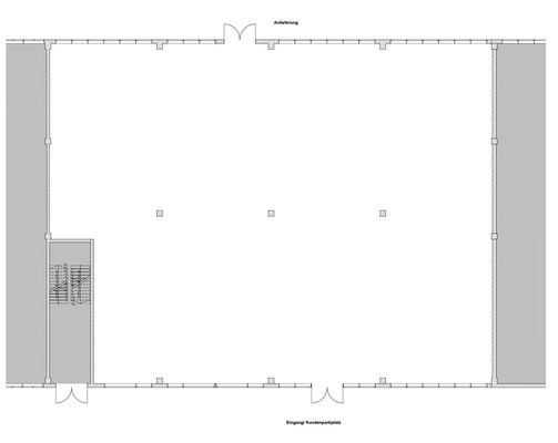 Grundriss Mietfläche 800 qm