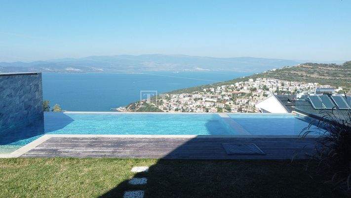 Panoramic Sea-View Villa with Infinity Pool in Bodrum