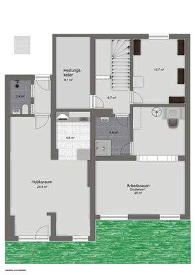 Grundriss Untergeschoss