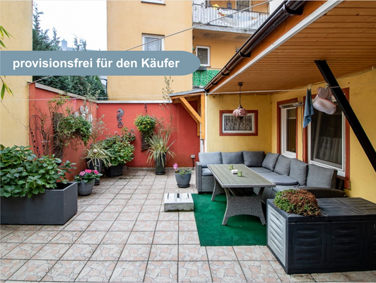 ein Terrassenbereich