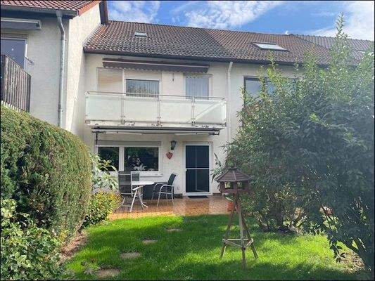 Rückansicht des Hauses