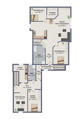 Grundriss Obergeschoss