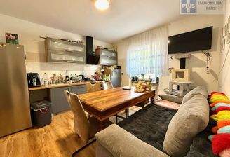 Küche mit Wohnbereich