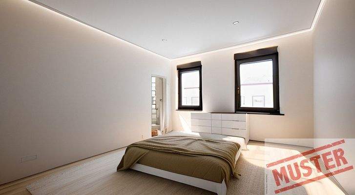 Schlafzimmer Mustersanierung