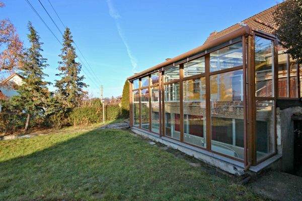 Frontansicht Wintergarten