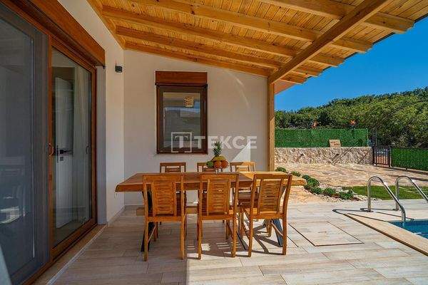 Detached Furnished Villa with Pool and Parking in Kaş Antalya