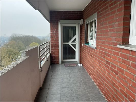 Laubengang zur Wohnung