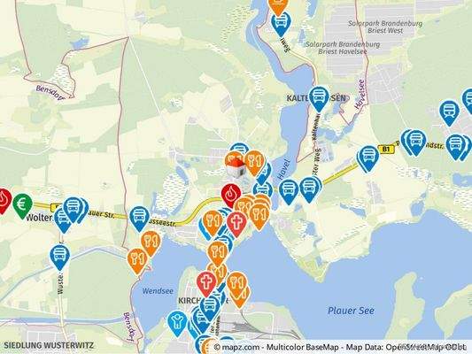 Geolyzer Kartenausschnitt