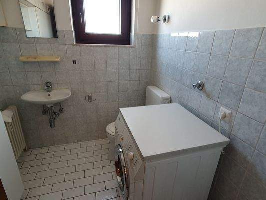 Gäste WC mit Waschmaschinenstellplatz