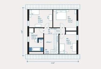 Grundriss Obergeschoss